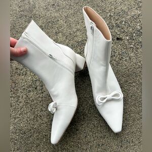 NEW IVY CITY CO White Ankle Boots